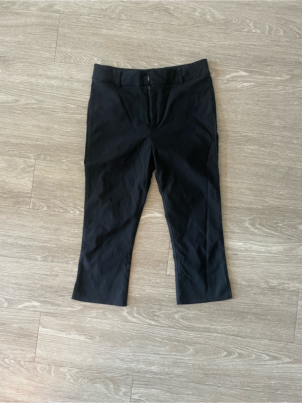Black Women's Capri Dress Pants - Classic Tailored Fit